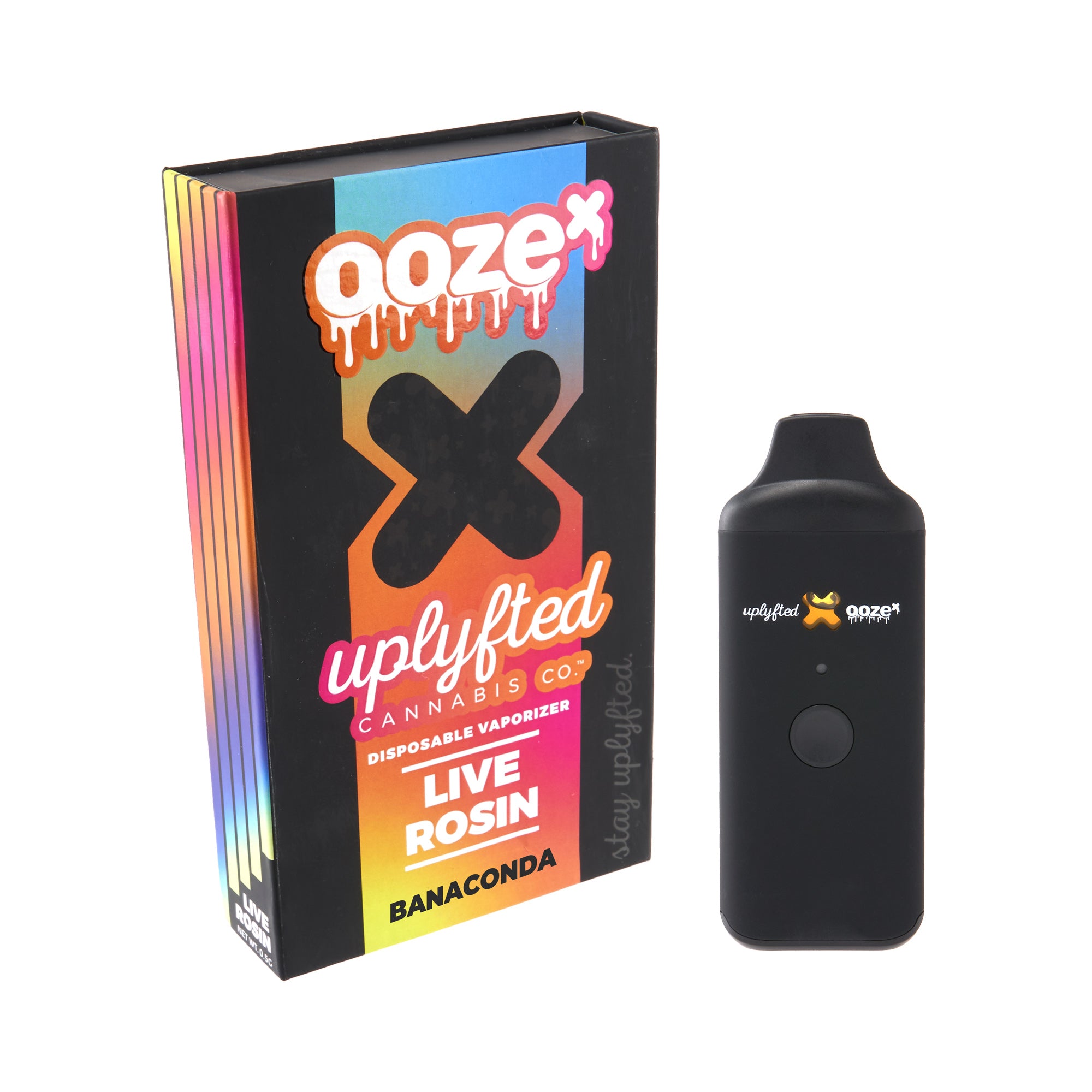 Banaconda .5 Uplyfted Live Rosin Disposable OozeX Banaconda .5 Uplyfted Live Rosin Disposable OozeX